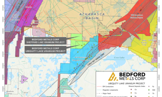 Bedford Metals Announces Winter Exploration Plans for Ubiquity Lake Uranium Project